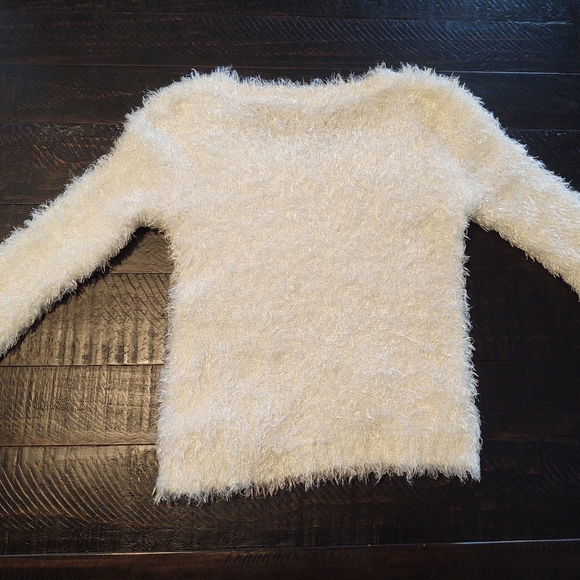 Sweater midi fluffy white Bongo Size M - Picture 2 of 6
